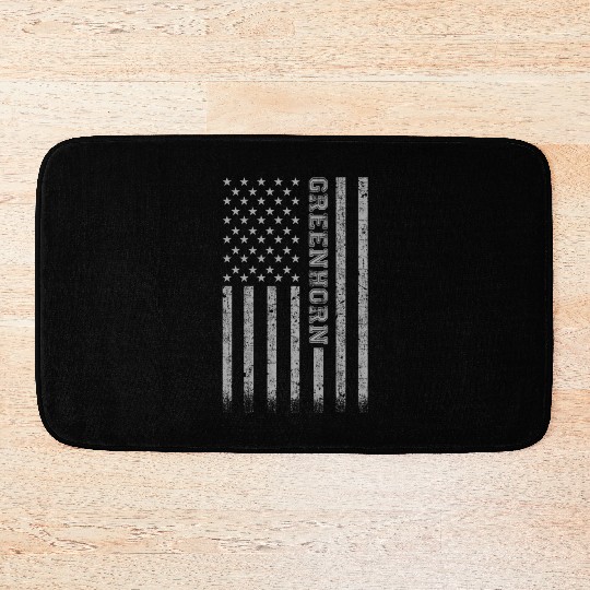 Greenhorn American Flag Bath Mats