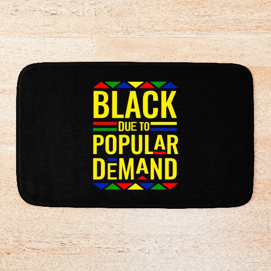 Black Due To Popular Demand Bath Mats
