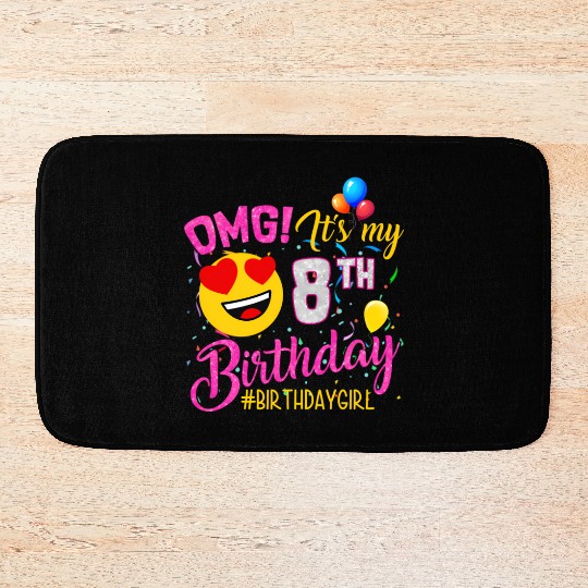 Omg It'S My 8Th 8 Bath Mats
