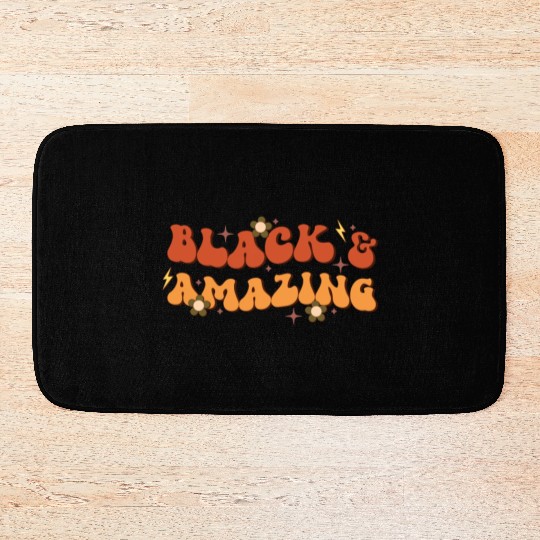 Black And Amazing, Independence Day Bath Mats