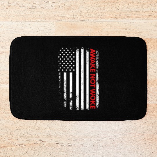 Free ech Anti Censorship Conservative Awake Not Wo Bath Mats