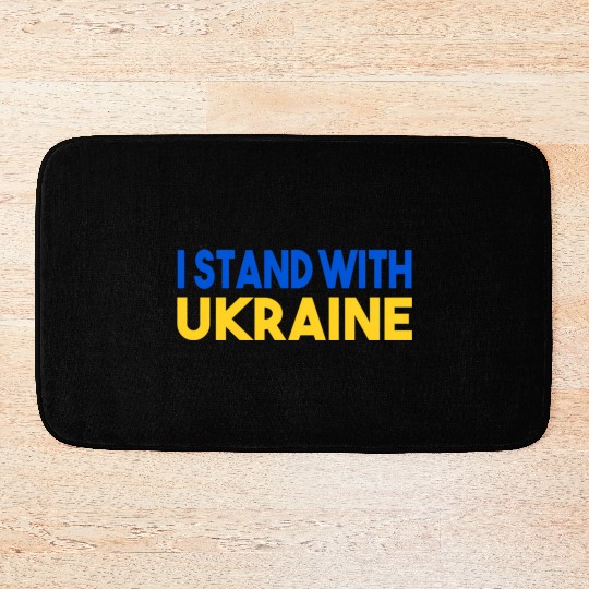 Ukraine Flag I Stand With Ukraine Mens Bath Mats