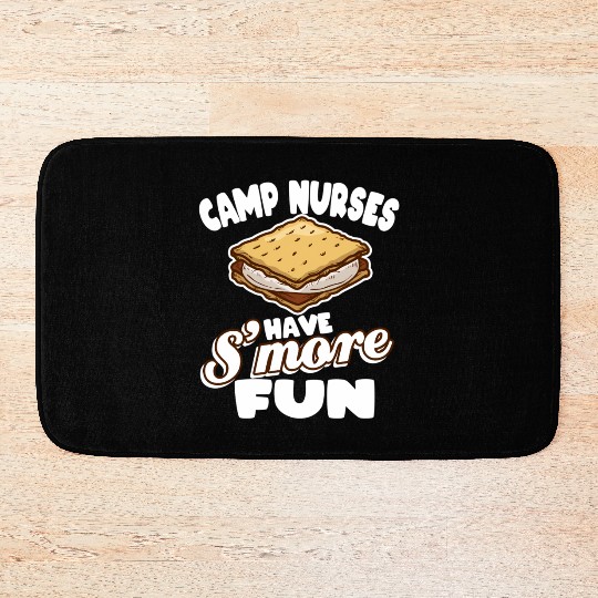 Camp Nurses Have S'More Fun Summer Camp Nursing Rn Bath Mats