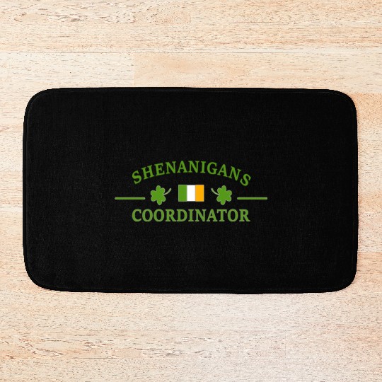 Shenanigans Coordinator Teacher St Patrick'S Day Bath Mats