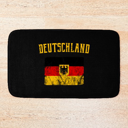 Deutschland German Flag Bath Mats