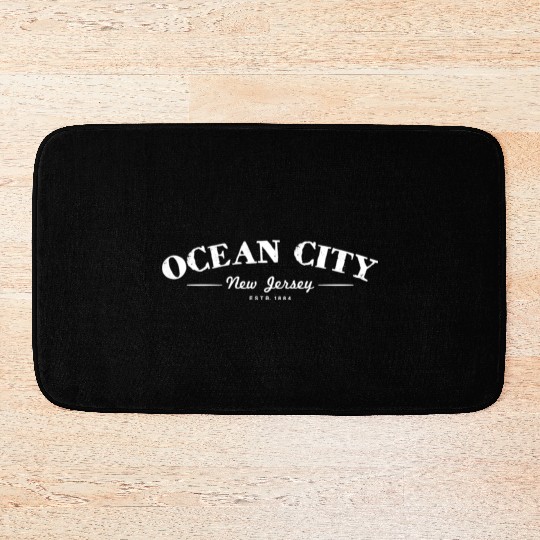 Ocean City New Jersey Shore Bath Mats
