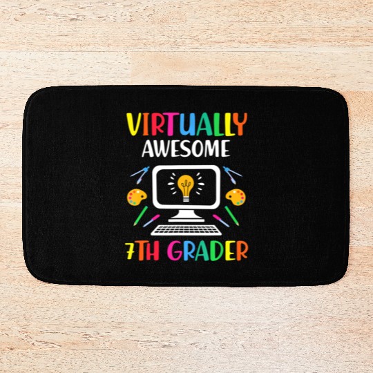 Monster Truck Ready To Crush Kindergarten Back To Bath Mats