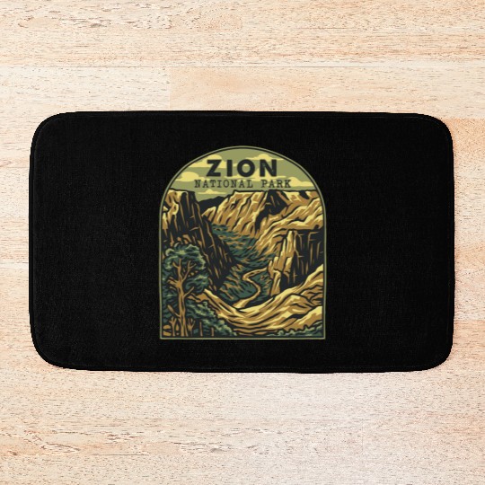 zion national park Bath Mats