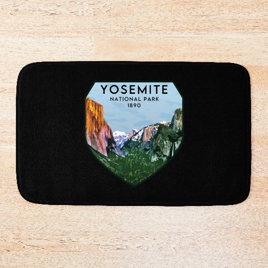 yosemite national park Bath Mats
