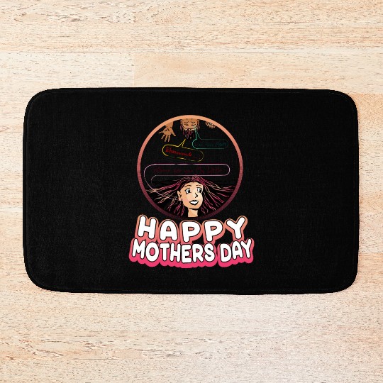 mothers Day - hide and seek childhood game at home Bath Mats