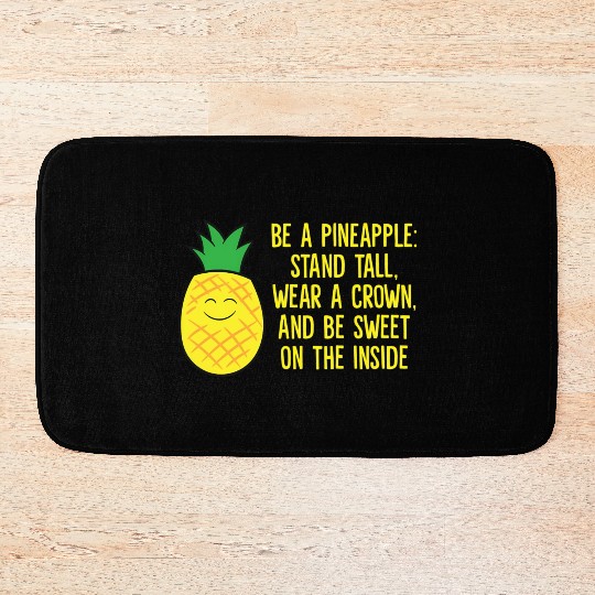 Pineapple Be A Pineapple Love eapples Bath Mats