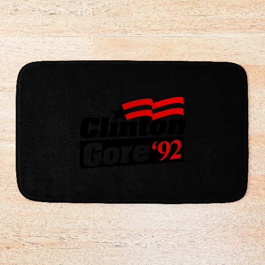 Clinton Gore '92 Bill Clinton President Bath Mats