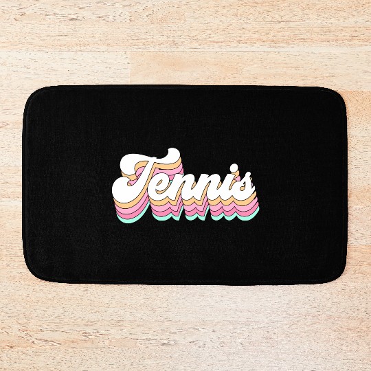Tennis Pastel Aesthetic For N Bath Mats