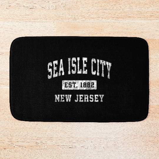 Sea Isle City New Jersey Nj Established Sports Bath Mats