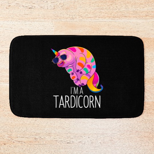 Water Bear Unicorn Tardigrade Science Microbiology Bath Mats