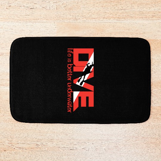 Scuba Diving Dive Bath Mats