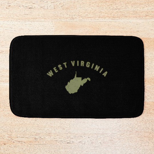 Wv Home State Mens Sports West Virginia Bath Mats