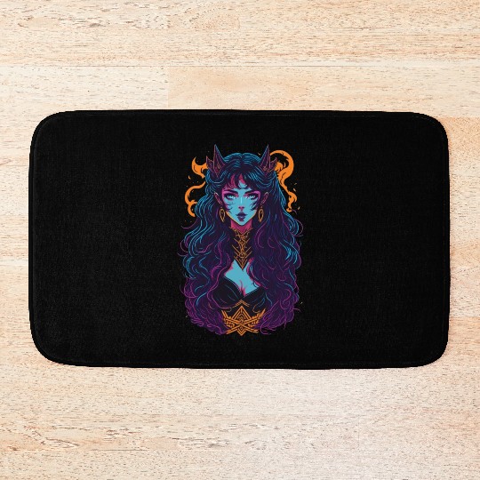 Witch Girl Bath Mats