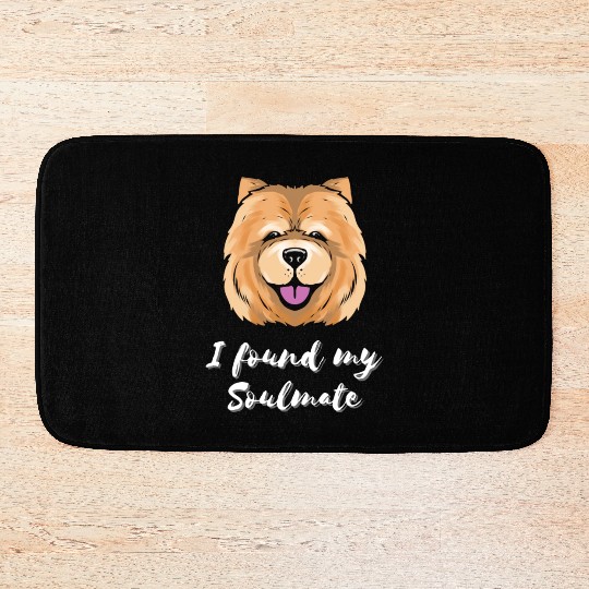 Chow Chow Dog Soulmate Puppy Dog Lover Bath Mats