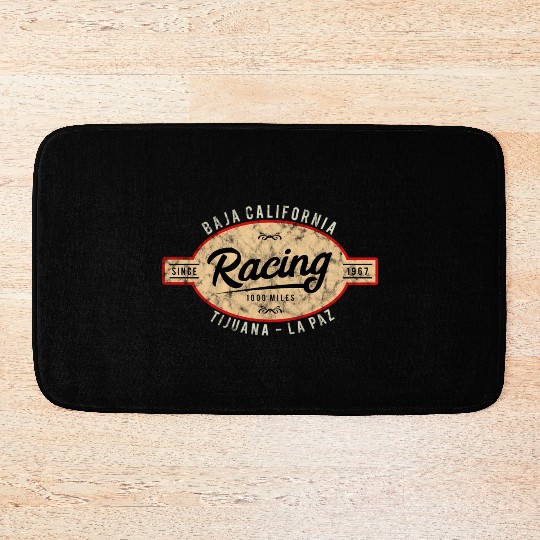 Baja California Racing For All Who Race The 1000 Bath Mats