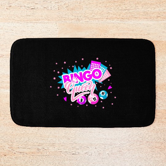 Bingo Queen Pocket Balls Fun Bath Mats