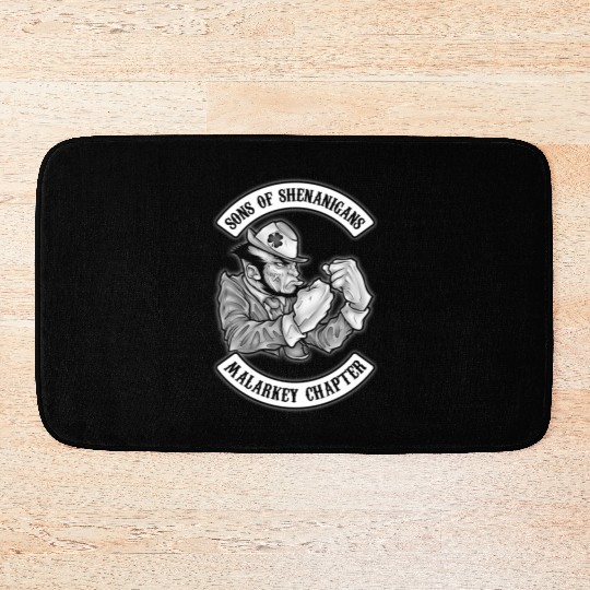 Irish Pride Sons Of Shenanigans Malarkey Chapter Bath Mats