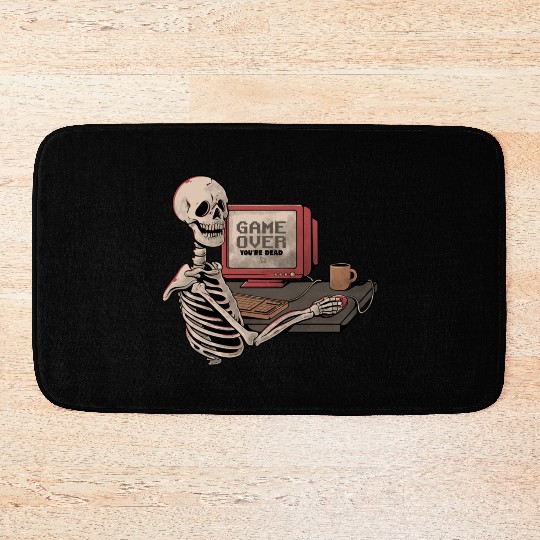 Funny Geek Skeleton Gift Bath Mats