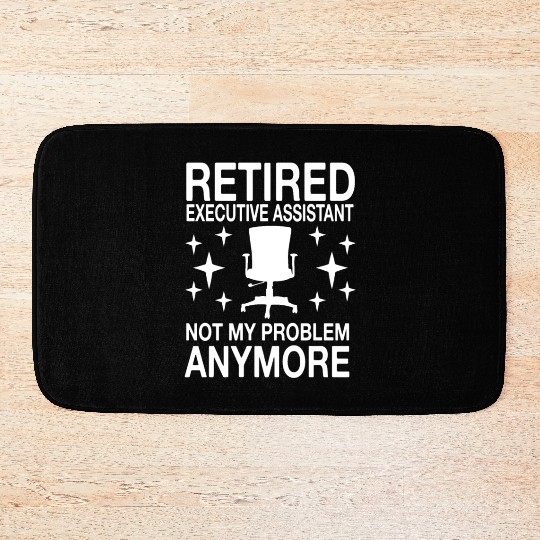 Retiring Executive Assistant Outfit Retirement Bath Mats