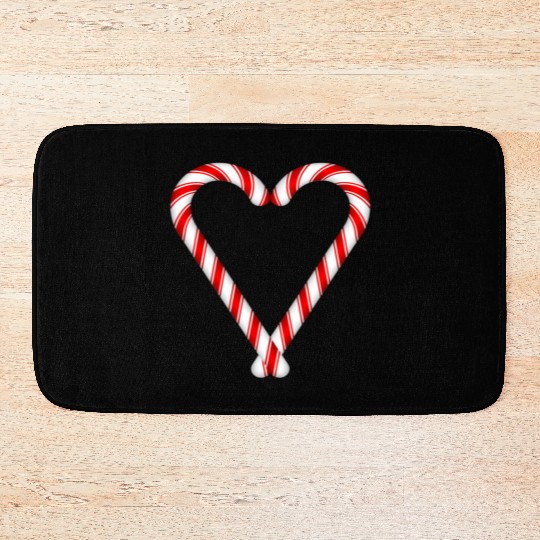 Sweets Candy Canes He Bath Mats