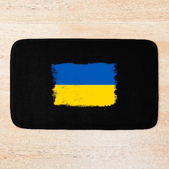 Ukraine Flag Ukrainian Flag Ukraine Bath Mats