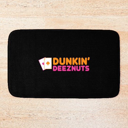 Dunkin Deez-Nuts Pocket Aces Bath Mats