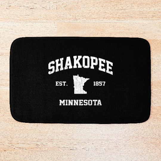 Shakopee Minnesota Mn State Athletic Style Bath Mats