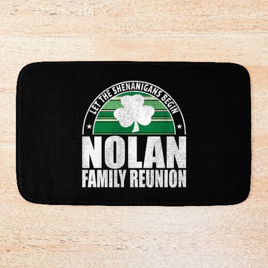 Nolan Family Reunion Irish Bath Mats