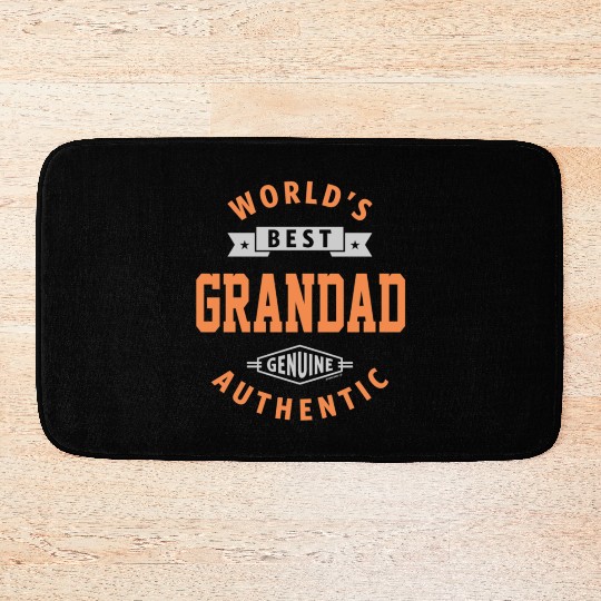 World s Best Grandad Bath Mats