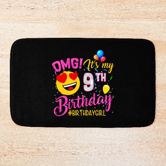 Omg It'S My 9Th 9 Bath Mats