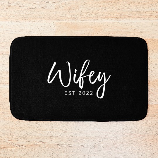Just Married Est 2022 For Bath Mats
