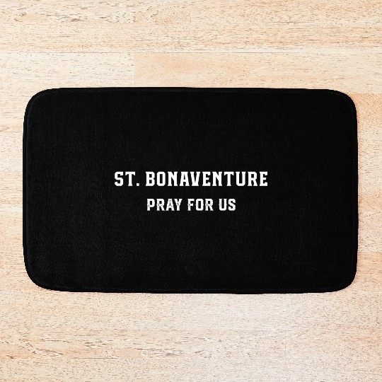 St Bonaventure Religious Catholic Saint Bath Mats