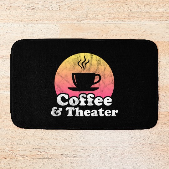 Coffee And Theater Bath Mats
