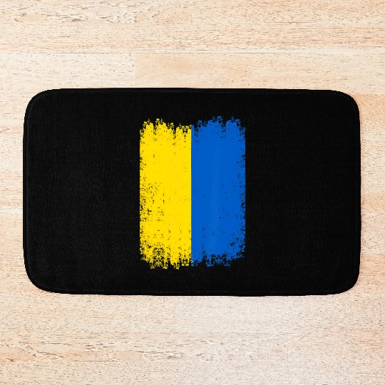 Ukraine Ukrainian National Flag Patriotic Bath Mats