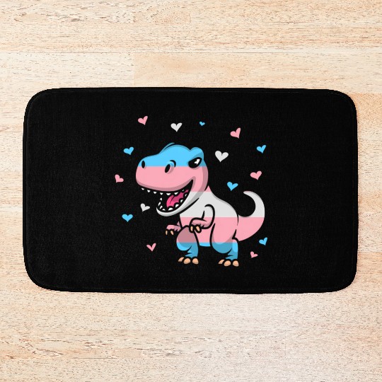 Transgender Pride Flag Transgender Pride Colors Bath Mats