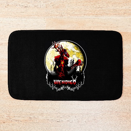 Wendigo New Monster inwalker Cryptid Evil Bath Mats