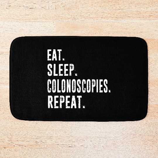 Gastroenterologist Colonoscopy Doctor Nurse Funny Bath Mats