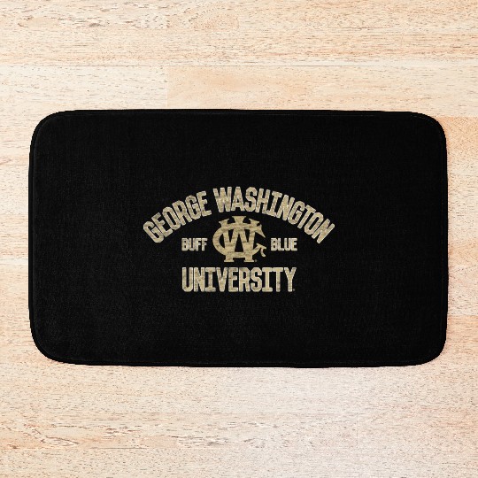 George Washington Colonials Arch Over Team Color Bath Mats