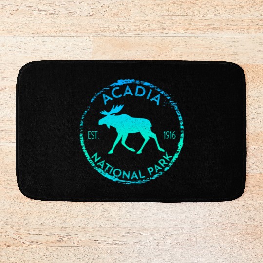 Acadia National Park Np Maine Moose Bath Mats