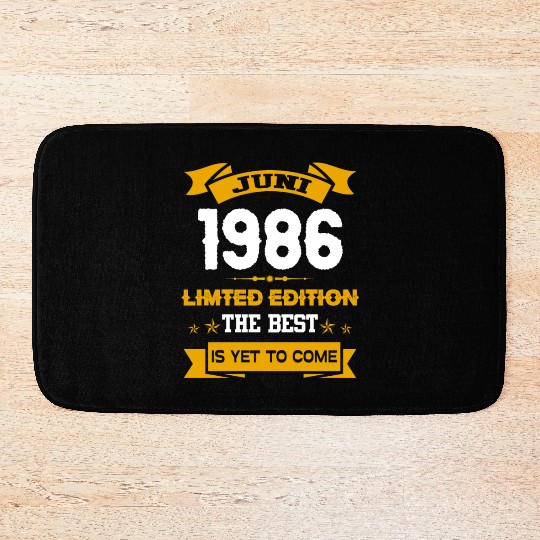 June 1986 Birthday Surprise Bath Mats