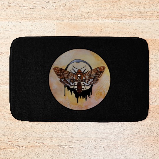 Death'S Head Hawk Moth Bath Mats