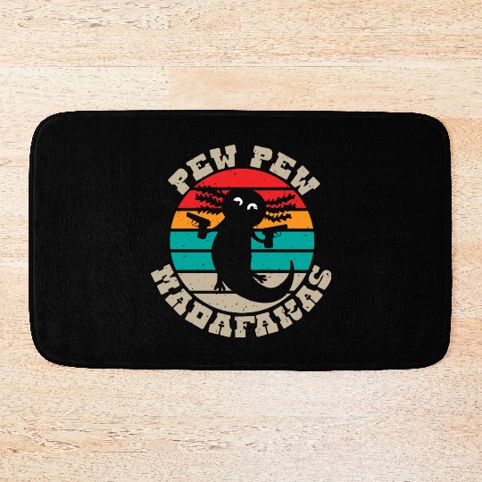 Axolotl Fan Axolotl Pew Pew Madafakas Bath Mats