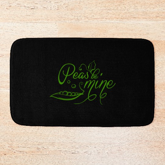 Cute Love Engagement And Wedding Quotes With Peas Bath Mats