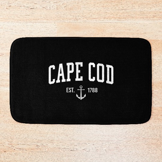 Cape Cod Massachusetts 1788 Nautical Look Bath Mats