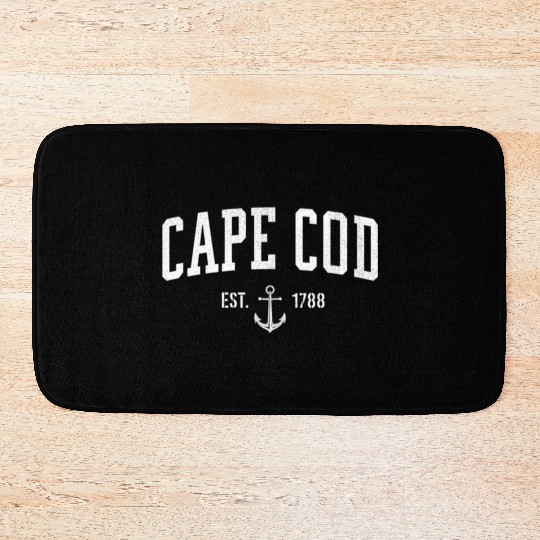 Cape Cod Massachusetts 1788 Nautical Look Bath Mats